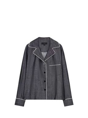 Zara ZW collection denim shirt